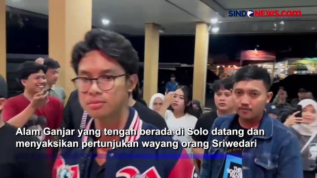 Alam Ganjar Terpukau saat Menyaksikan Pentas Wayang Orang Sriwedari di Solo
