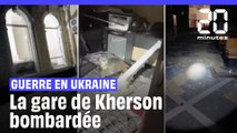 Guerre en Ukraine : Au moins un mort dans le bombardement de la gare de Kherson #shorts