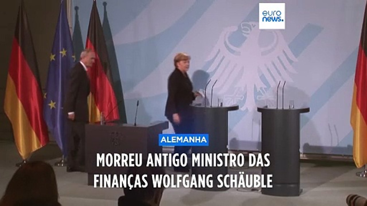 Morreu o antigo ministro das Finanças alemão Wolfgang Schäuble