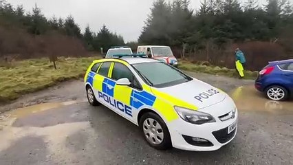 Police at suspected illegal rave near Camelford