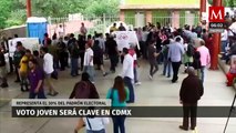 Voto joven será clave en CdMx; representa al 30% del padrón electoral