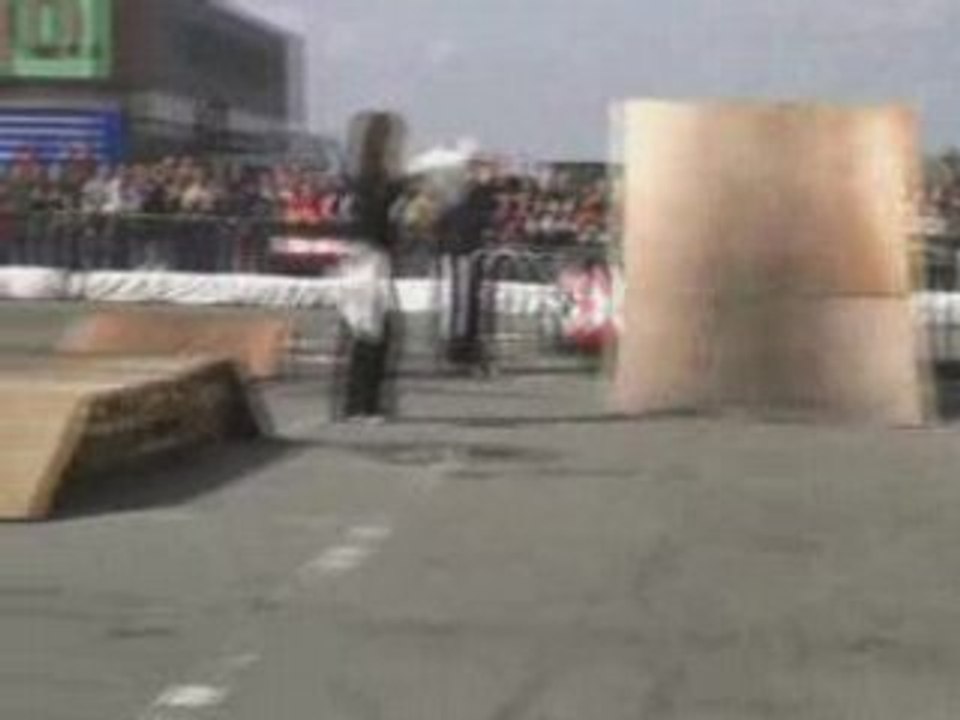 Première séance de sauts