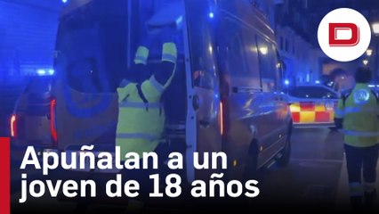 Buscan a un grupo de encapuchados por apuñalar a un joven de 18 años en Arganzuela