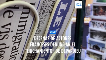 Apoyo de actores y figuras prominentes de Francia a Depardieu para denunciar su 'linchamiento'