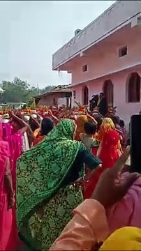Nayagaon: Started Bhagwat Katha by taking out Kalash Yatra.