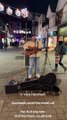 Busker Zak Williams has been wowing residents in Horsham