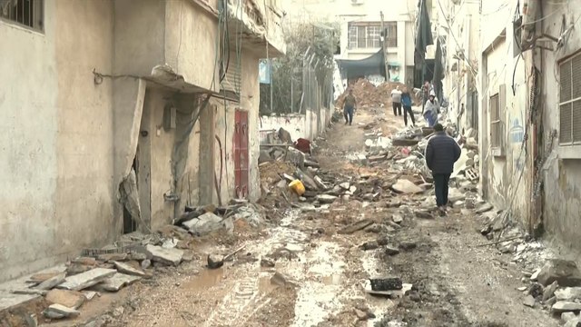 قوات الاحتلال تخلف شهداء ودمارا كبيرا بعد انسحابها من مخيم نور شمس بطولكرم