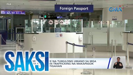 Airport employee na tumulong umano sa mga biktima ng human trafficking na makapasok sa NAIA, iniimbestigahan | Saksi