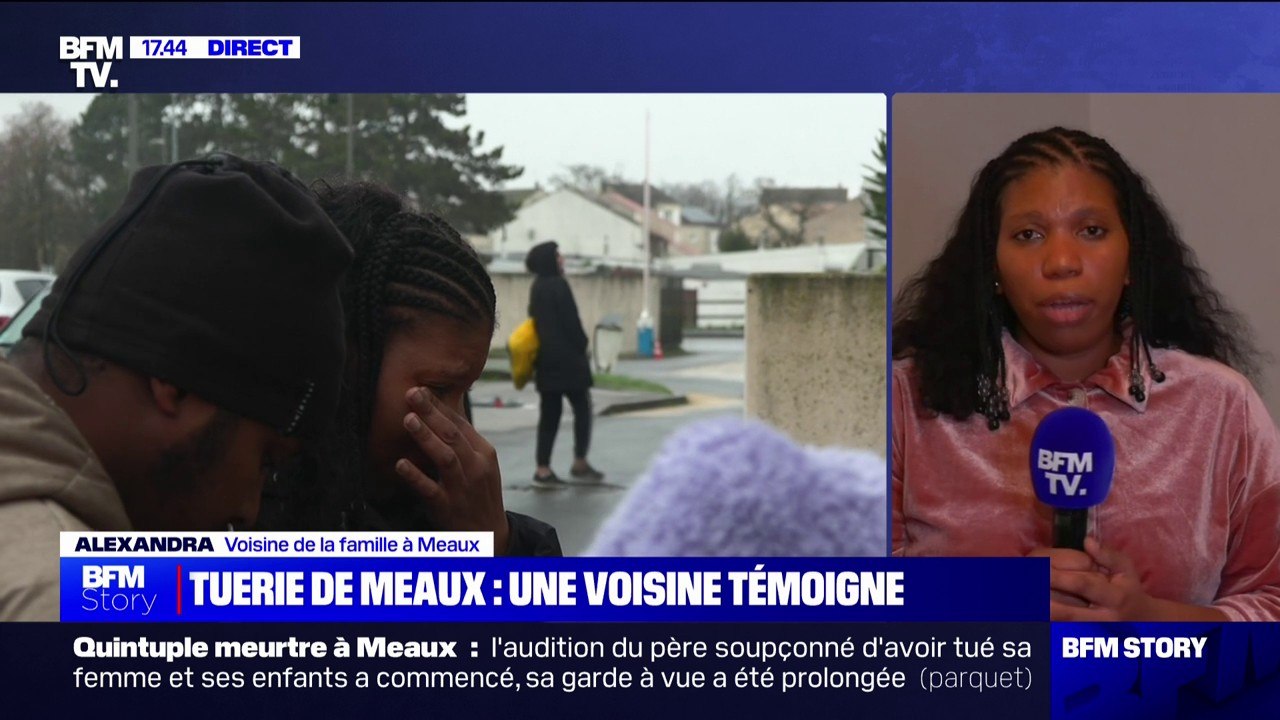"Je ne pense pas que c'était quelqu'un d'agressif dans la vie de tous les jours", témoigne une voisine de la famille tuée à Meaux