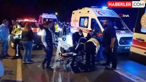 Çorlu'da panelvan minibüs ile otomobilin karıştığı kaza: 5 yaralı
