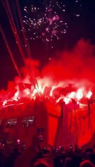 Faruk Koca'ya meşaleli karşılama!