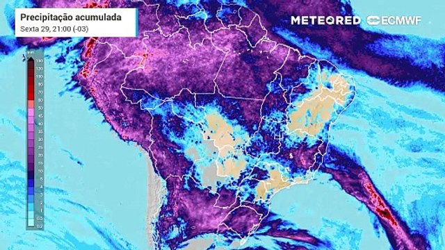 Veja como fica o tempo na virada do ano: alertas de tempestades e chuvas volumosas no Sudeste e Centro-Oeste