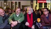 Can Atalay için Çağlayan Adliyesi önünde oturma eylemi