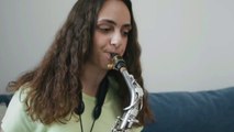 a-woman-playing-the-saxophone with Rai music