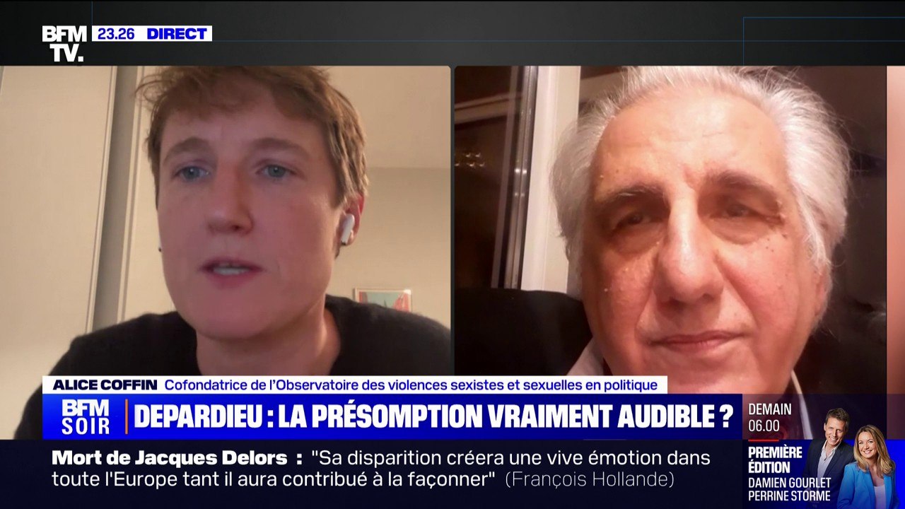 Gérard Depardieu: "On ne fait pas une chasse à l'homme, on fait une chasse à un système" déclare Alice Coffin