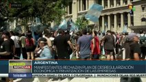 Argentina: Movimientos sociales y sindicatos rechazan las medidas impuestas por Javier Milei