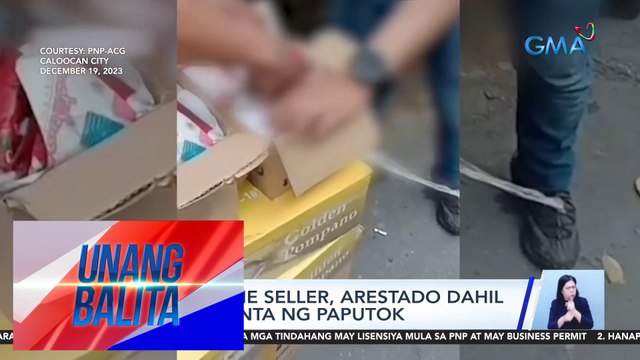 Ilang online seller, arestado dahil sa pagbebenta ng paputok | UB