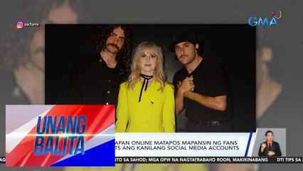 Paramore, usap-usapan online matapos mapansin ng fans na wala nang posts ang kanilang social media accounts | UB