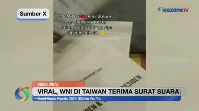 OKEZONE UPDATES: Viral WNI di Taiwan Terima Surat Suara hingga Liverpool Pemuncak Klasemen Sementara Liga Inggris