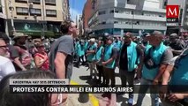 Hay al menos seis personas detenidas por protestas contra Milei en Argentina