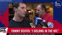 Tommy Devito says he belongs in NFL