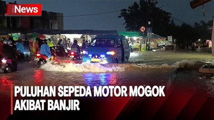 Puluhan Sepeda Motor Mogok akibat Terjangan Banjir di Bogor, Jawa Barat