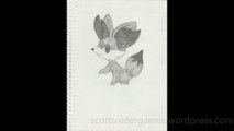 Pokemon Pencil Sketch Video #2: Fennekin (12-27-2023)