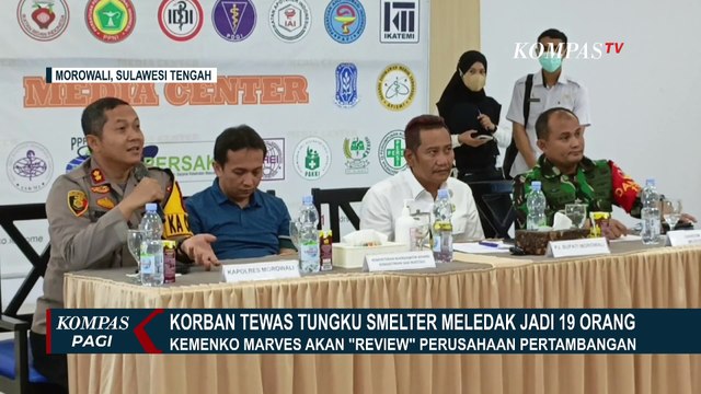 Buntut Ledakan Tungku Smelter Morowali, Kemenko Marves akan Review Perusahaan Pertambangan