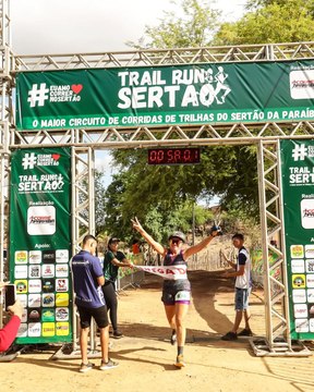 Trail Run Sertão reúne 200 atletas de 7 estados brasileiro em trilha de 9km na zona rural de Cajazeiras