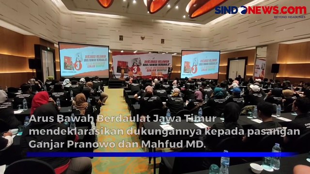 Arus Bawah Berdaulat Jawa Timur Siap Menangkan Ganjar-Mahfud MD di Pilpres 2024
