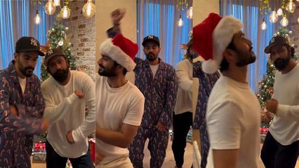 Vicky Sunny Kaushal & Angad Bedi Christmas Celebration में FUNNY DANCE, Public Reaction..| Boldsky