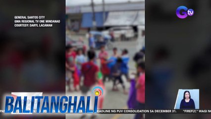 Rambulan ng ilang menor de edad sa Gensan Public Market, nahuli-cam | BT