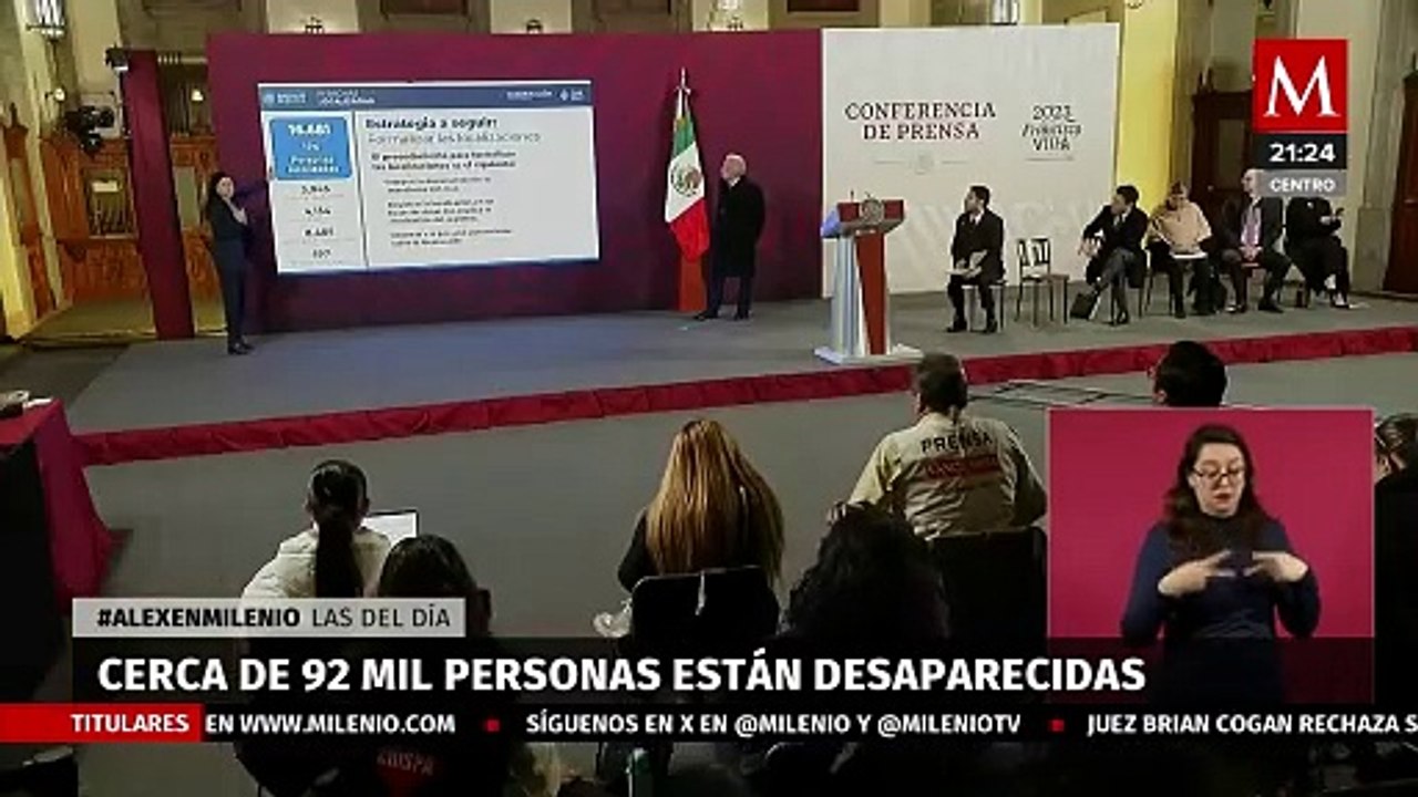 Hay confusión respecto a las cifras de desaparecidos en México