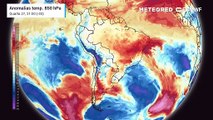 Previsão de Anomalia de Temperatura em 850hPa até sábado (30)