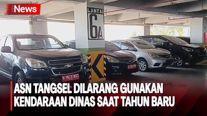 ASN Tangerang Selatan Dilarang Gunakan Kendaraan Dinas saat Perayaan Tahun Baru
