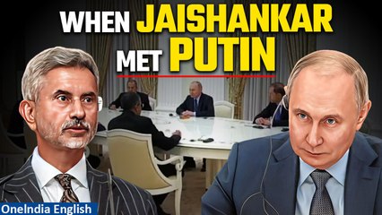 Descargar video: Jaishankar Meets Putin| India-Russia Discuss Bilateral Progress, Sign Deals Worth Billions |Oneindia