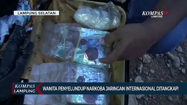 Detik-Detik Wanita Penyelundup Narkoba Jaringan Internasional Ditangkap!