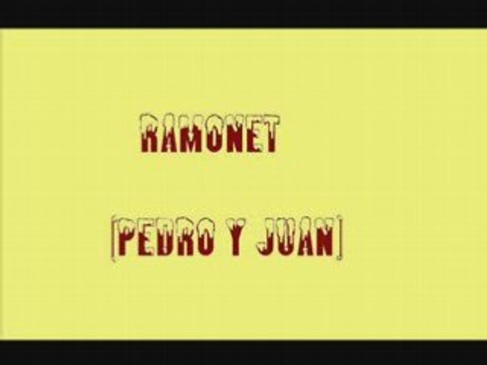 Ramonet (pedro y juan) (pepe el boleco)