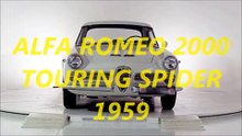 Alfa Romeo 2000 Touring Spider 1959