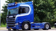 POWERFUL & LOUD SCANIA STIENEN OSPEL TRANSPORT V8