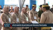 KPUD Maros Gelar Simulasi Pemungutan Suara