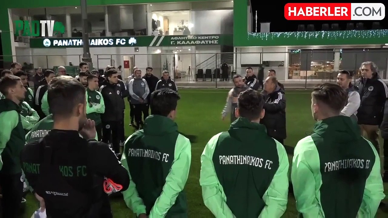 Herkes aynı noktaya dikkat etti! Fatih Terim, Panathinaikos'ta ilk antrenmanına çıktı