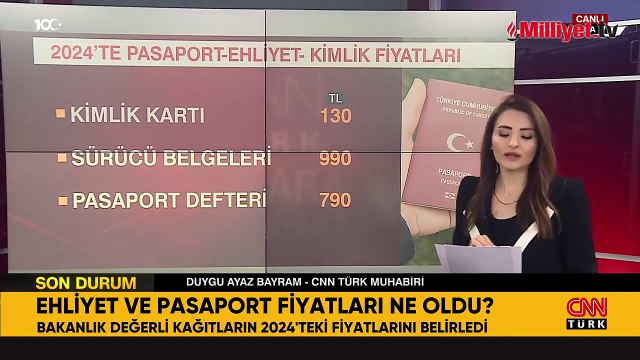 Resmi Gazete'de yayımlandı: Yeni kimlik, pasaport ve ehliyet ücretleri değişiyor
