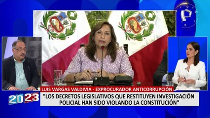 Vargas Valdivia: "Decretos que permiten a la PNP investigar sin presencia fiscal violan la Constitución"