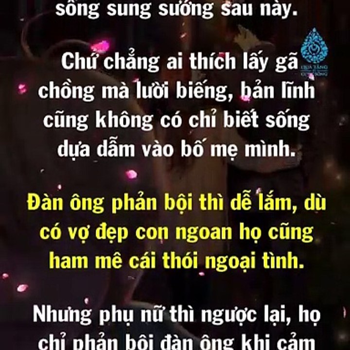 Phụ nữ rời bỏ đàn ông chỉ vì bản thân không được trân trọng