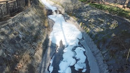 Esenyurt'ta dere yine köpürdü
