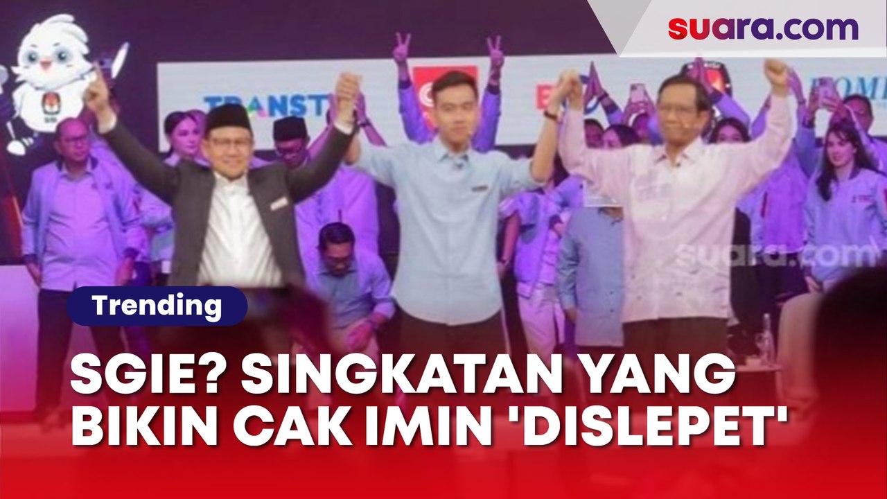 Apa Itu SGIE? Singkatan yang Bikin Cak Imin 'Dislepet' Gibran Rakabuming Saat Debat Cawapres