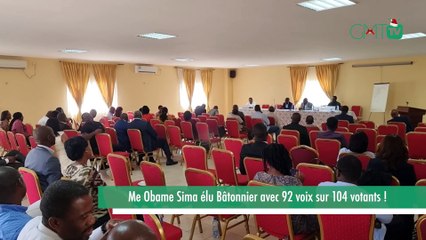 [#Reportage] Gabon : Me Obame Sima élu Bâtonnier avec 92 voix sur 104 votants !