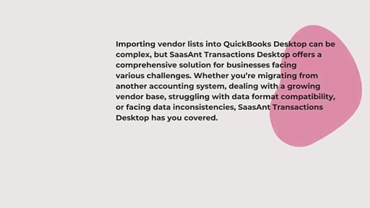 Steps to Import Vendor List into QuickBooks Desktop