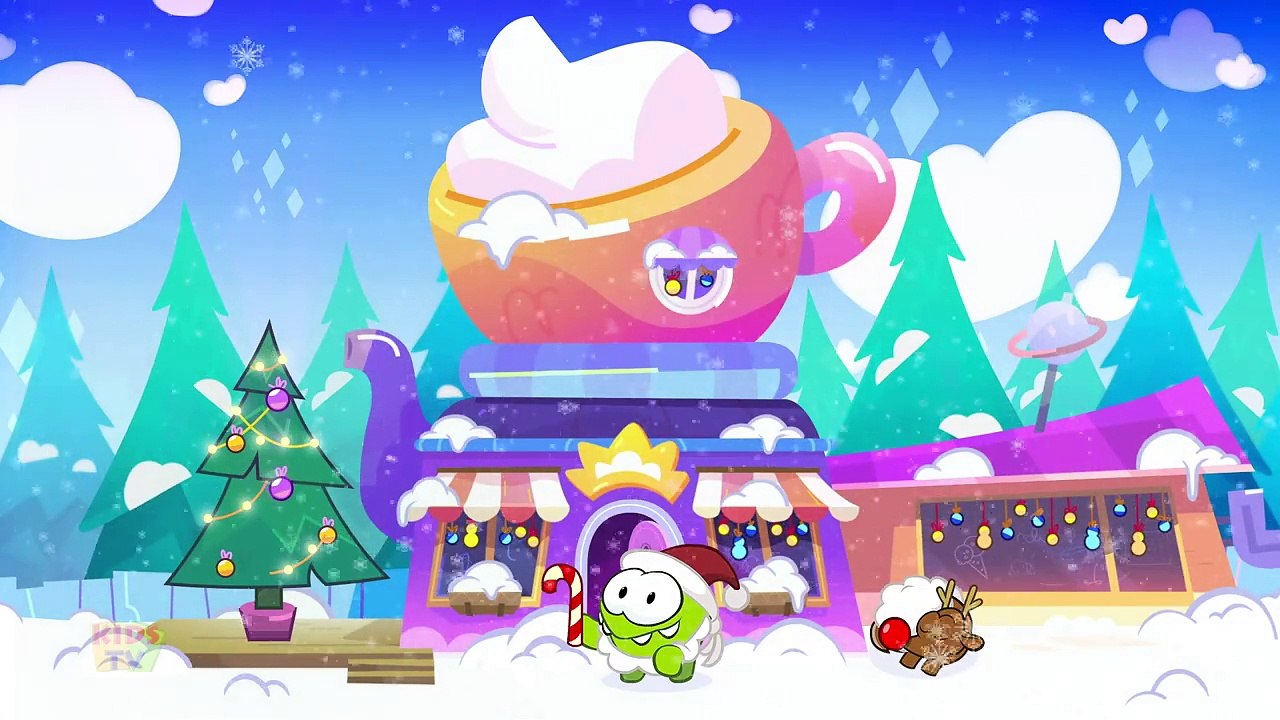 Christmas Decoration with Om Nom _ Christmas Special Cartoons _ Funny Cartoons for Kids